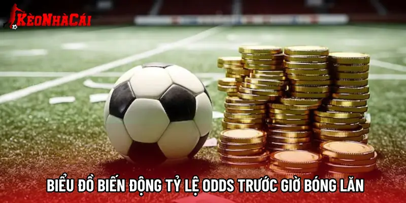 Biểu đồ biến động tỷ lệ Odds trước giờ bóng lăn
