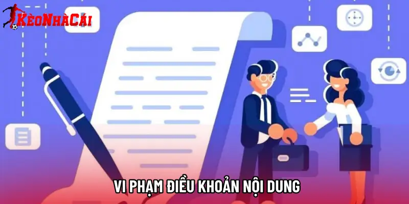 Vi phạm điều khoản nội dung